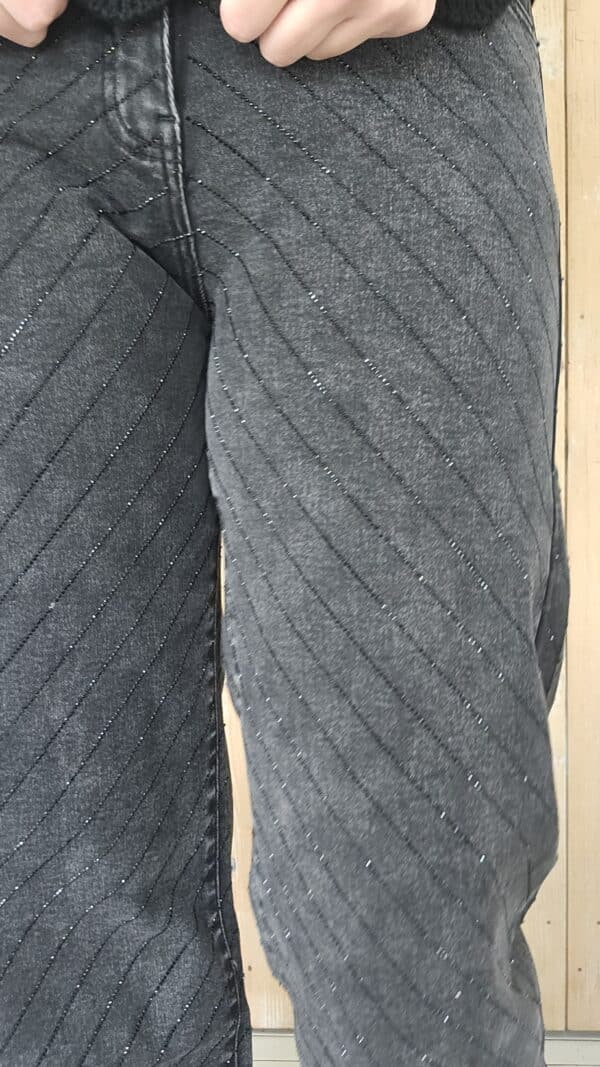 Pantalon Strass noir – Image 3