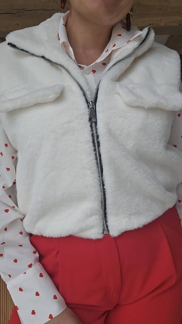 Veste Doudou Blanche – Image 3