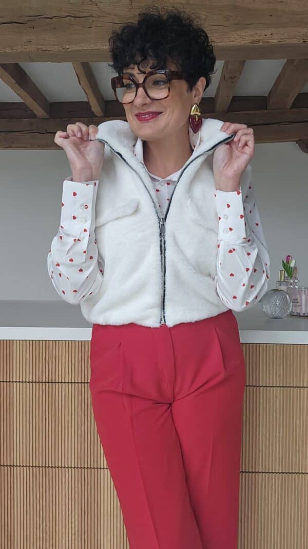 Veste Doudou Blanche – Image 2