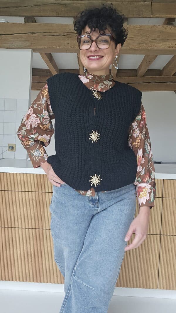 Gilet Maria Noir – Image 3