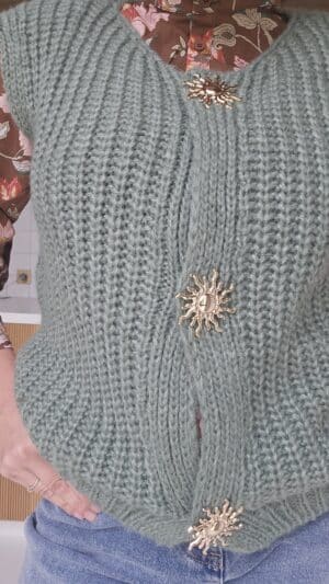 Gilet Maria Vert