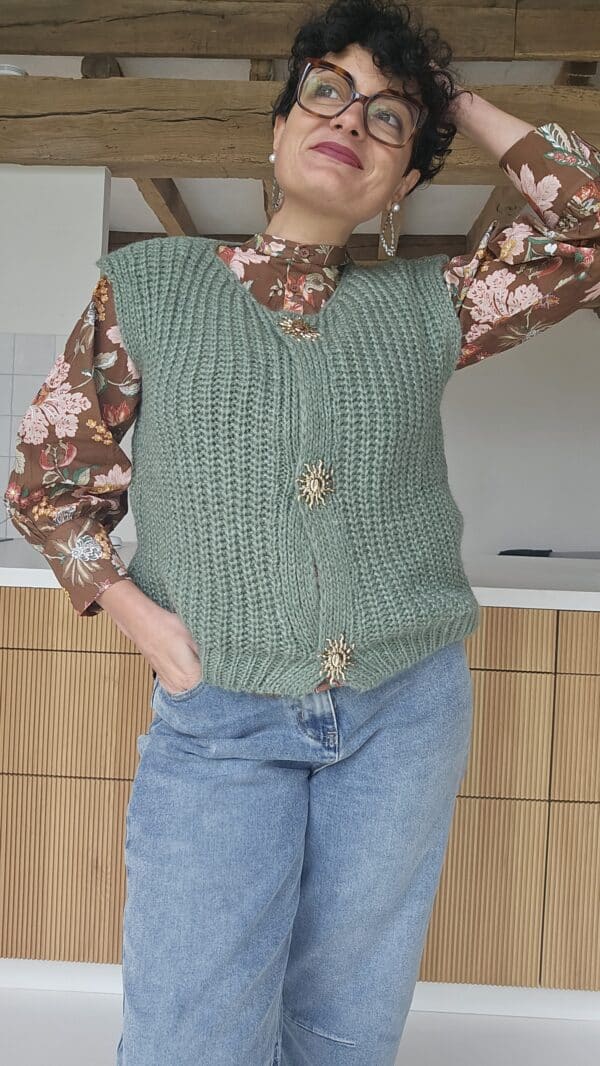 Gilet Maria Vert