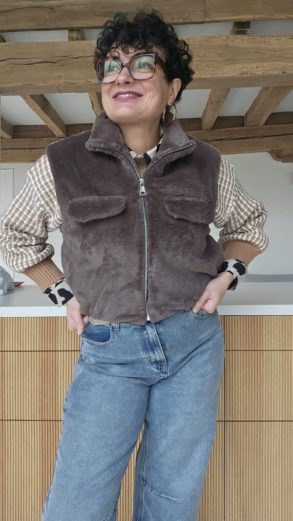 Veste Doudou Chocolat