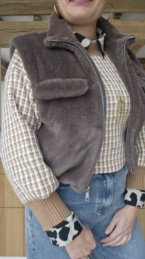 Veste Doudou Chocolat