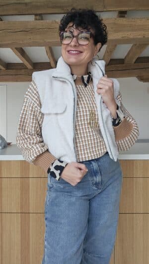 Veste Doudou Beige