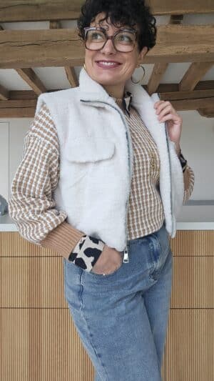 Veste Doudou Beige