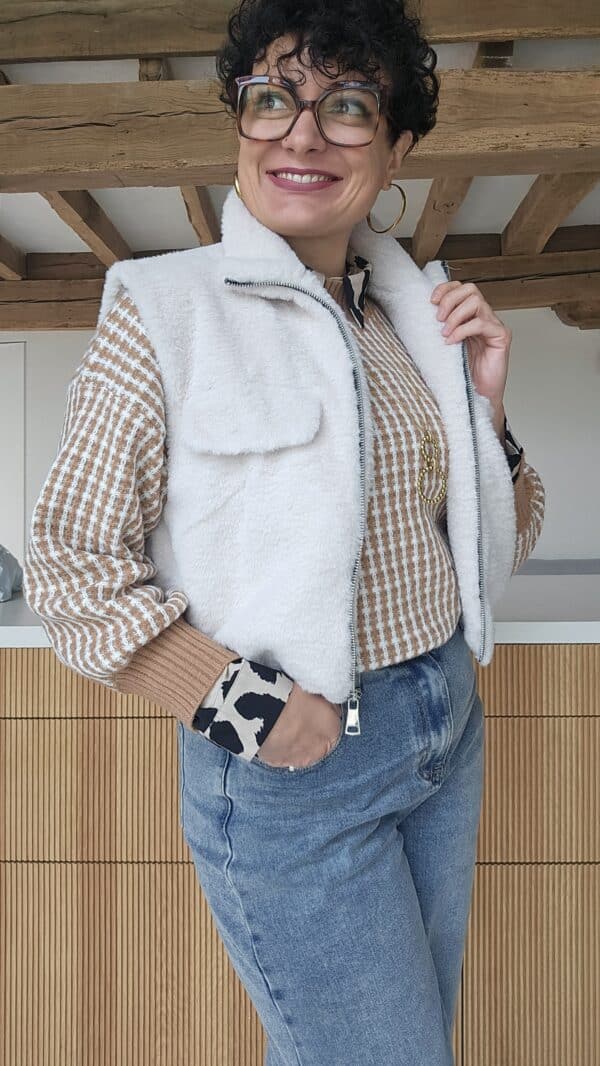 Veste Doudou Beige