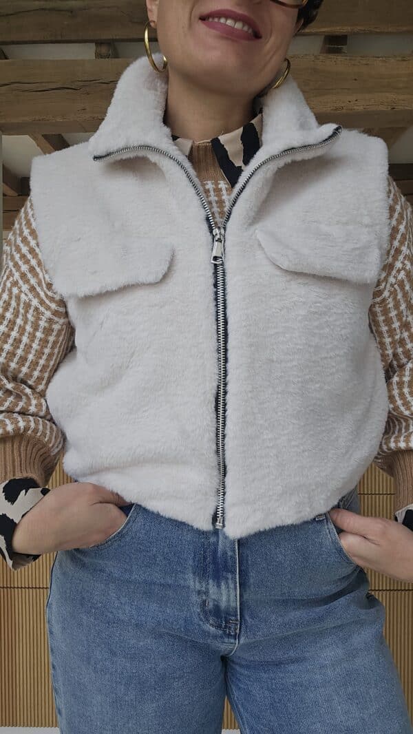 Veste Doudou Beige – Image 3
