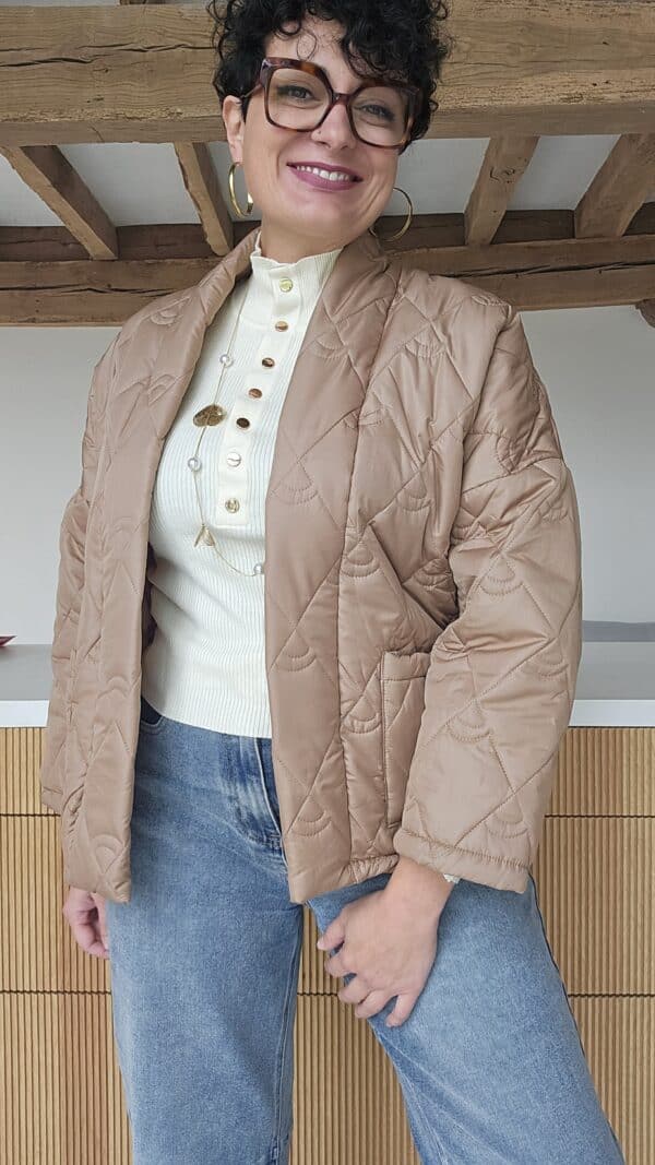 Blouson Maguy Beige – Image 4