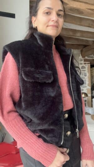Veste Doudou Noire