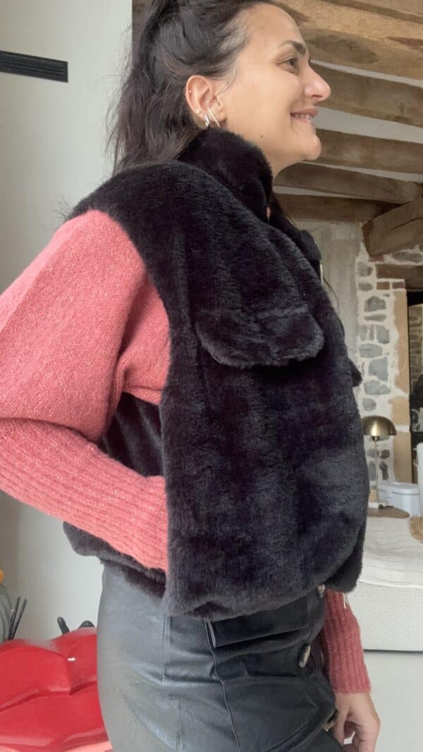 Veste Doudou Noire – Image 3
