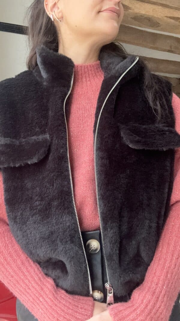 Veste Doudou Noire – Image 4