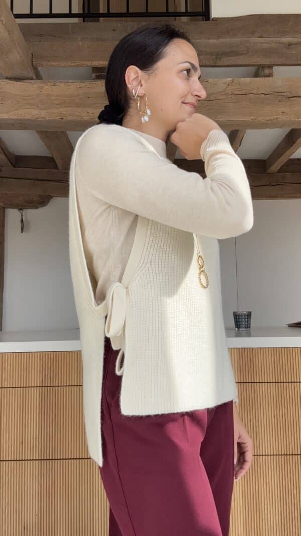 Pull sans manche Nora – Image 2