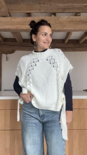 Pull sans manche Lili
