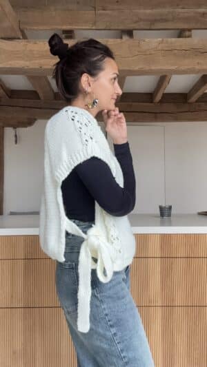 Pull sans manche Lili