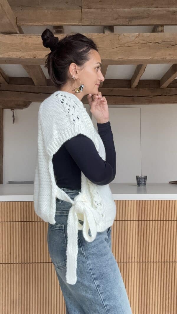 Pull sans manche Lili