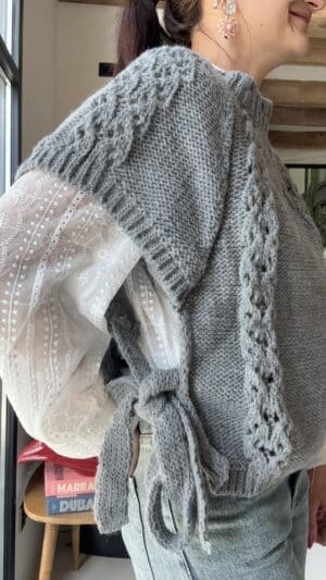 Pull sans manche Claudia