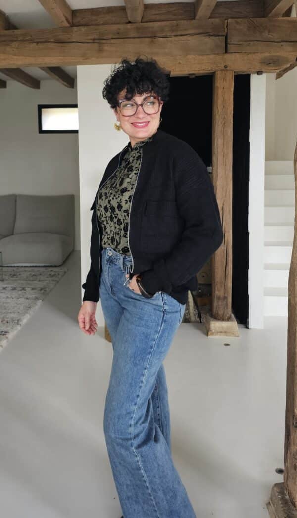 Gilet Léonie Noir – Image 2