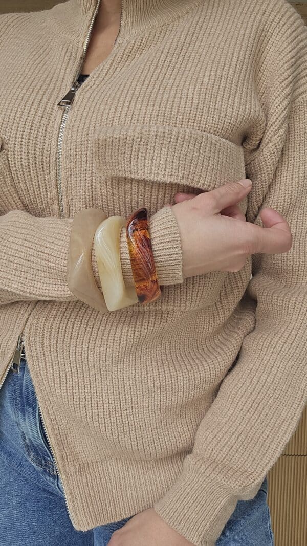 Gilet Léonie Beige – Image 3