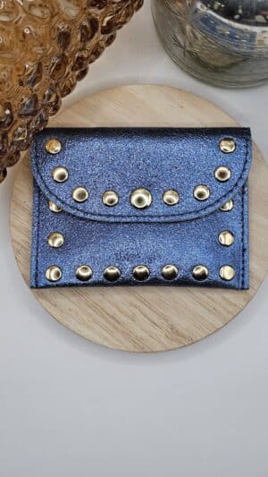 Porte Monnaie Rock Bleu