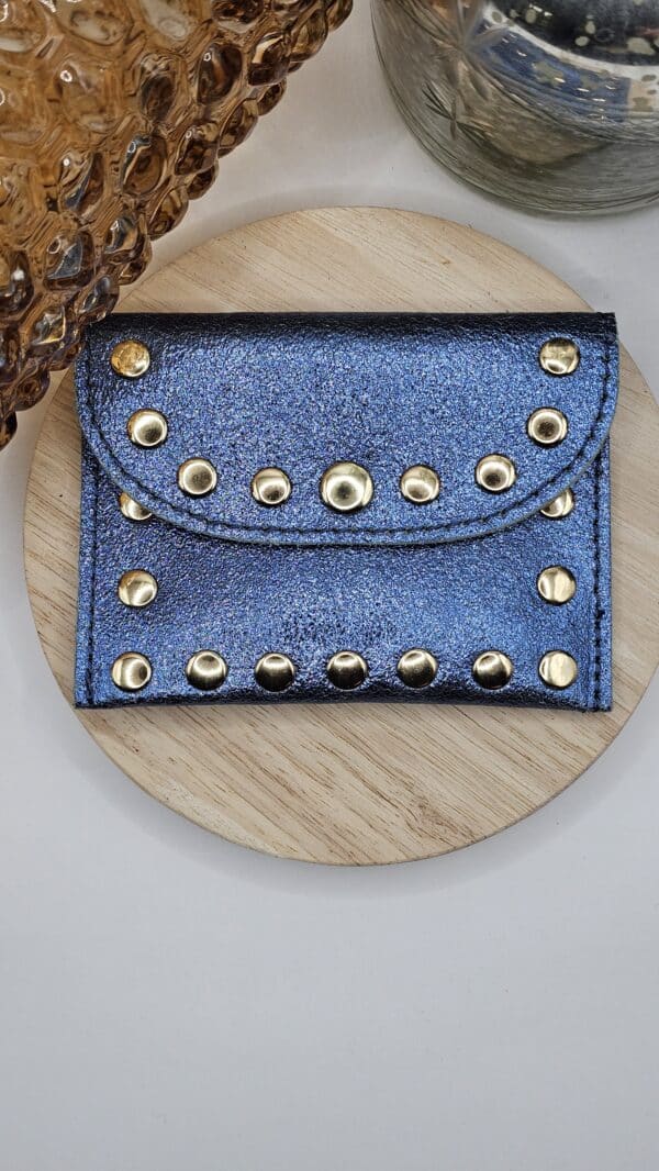 Porte Monnaie Rock Bleu