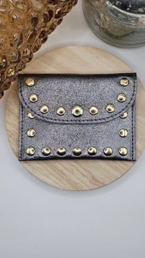 Porte Monnaie Rock Gris