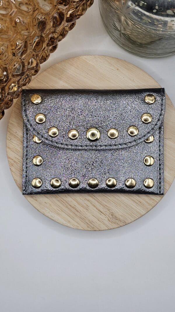 Porte Monnaie Rock Gris