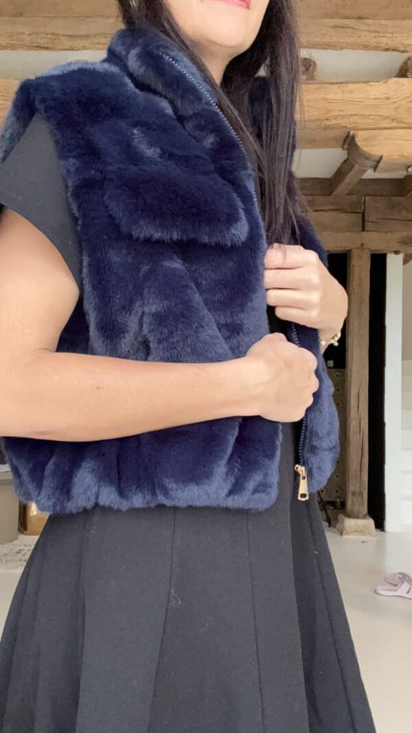 Veste Doudou Bleu Nuit
