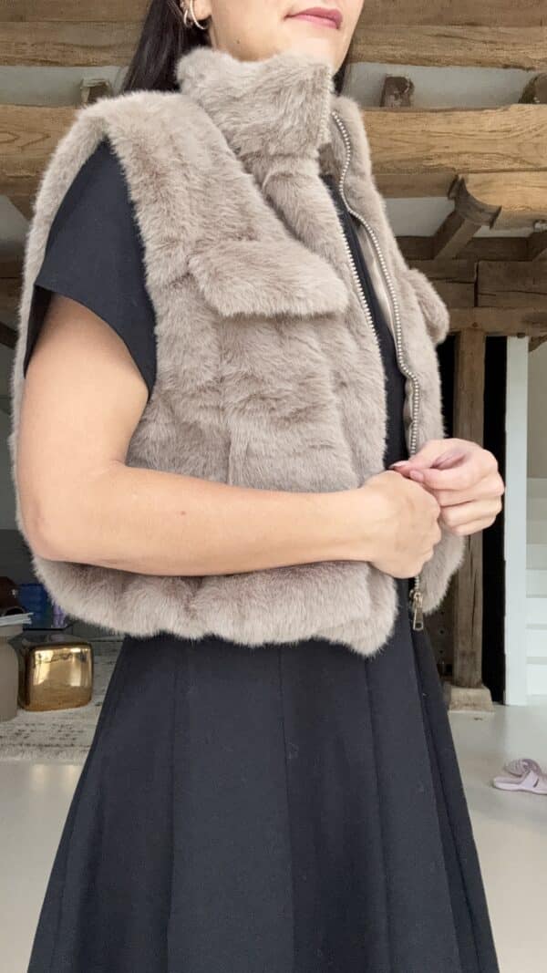 Veste Doudou Taupe – Image 3