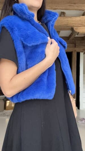 Veste Doudou Bleu roi