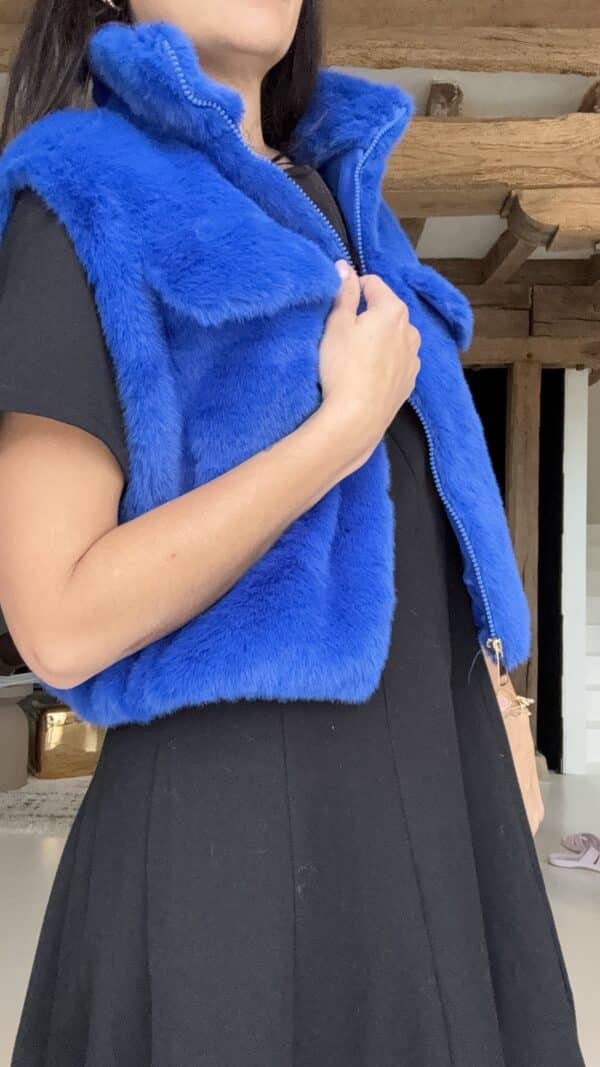 Veste Doudou Bleu roi