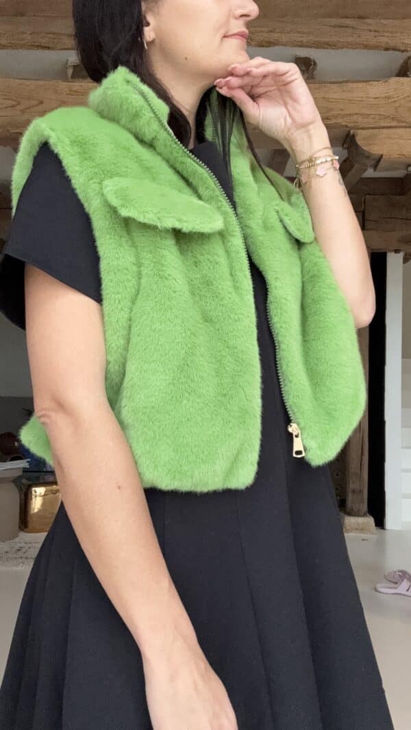 Veste Doudou Vert – Image 3