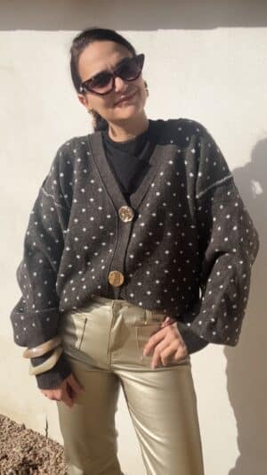 Gilet Annabel chocolat