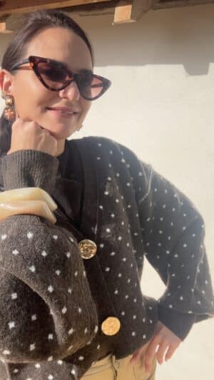 Gilet Annabel chocolat