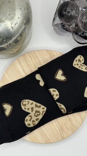 Chaussettes Léo Noir
