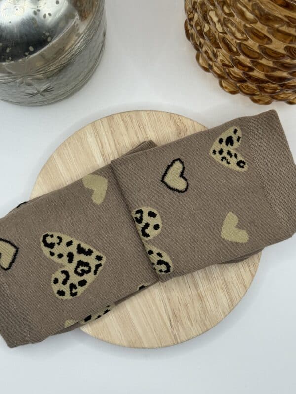 Chaussettes Léo Beige