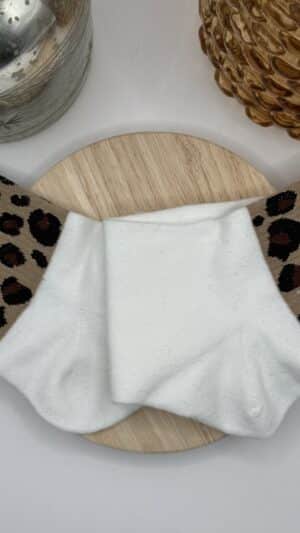 Chaussettes Panthère Blanche