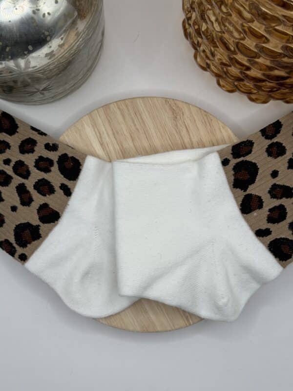 Chaussettes Panthère Blanche