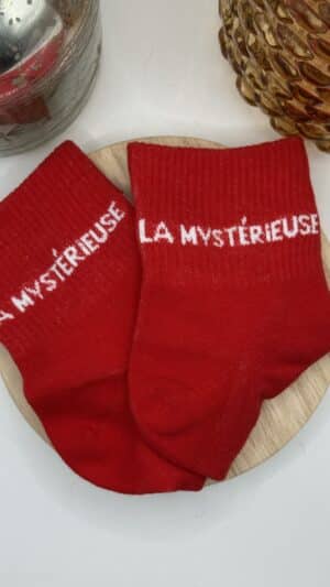 Chaussettes La Mysterieuse Rouge