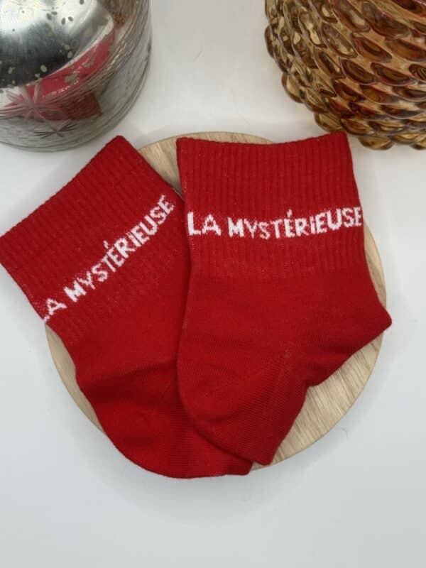Chaussettes La Mysterieuse Rouge
