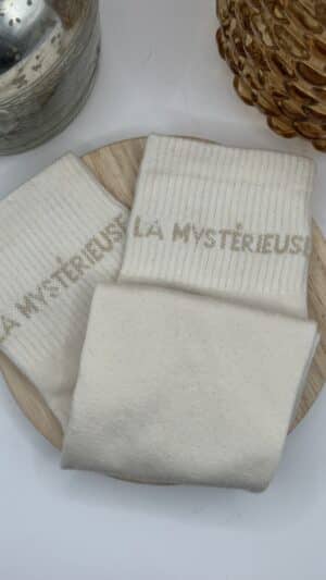 Chaussettes La Mysterieuse Beige