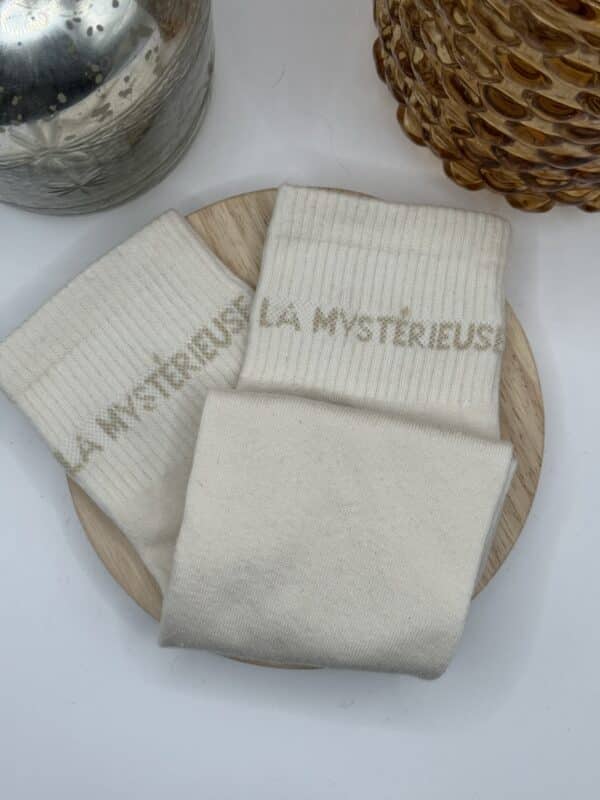 Chaussettes La Mysterieuse Beige