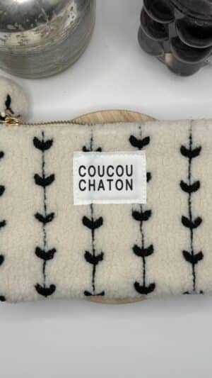 Pochette Chaton Blanc