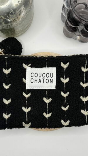Pochette Chaton Noir