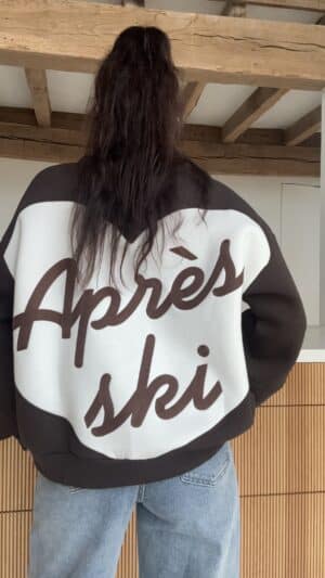 Sweat Apres Ski chocolat