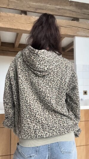 Sweat capuche Panthère