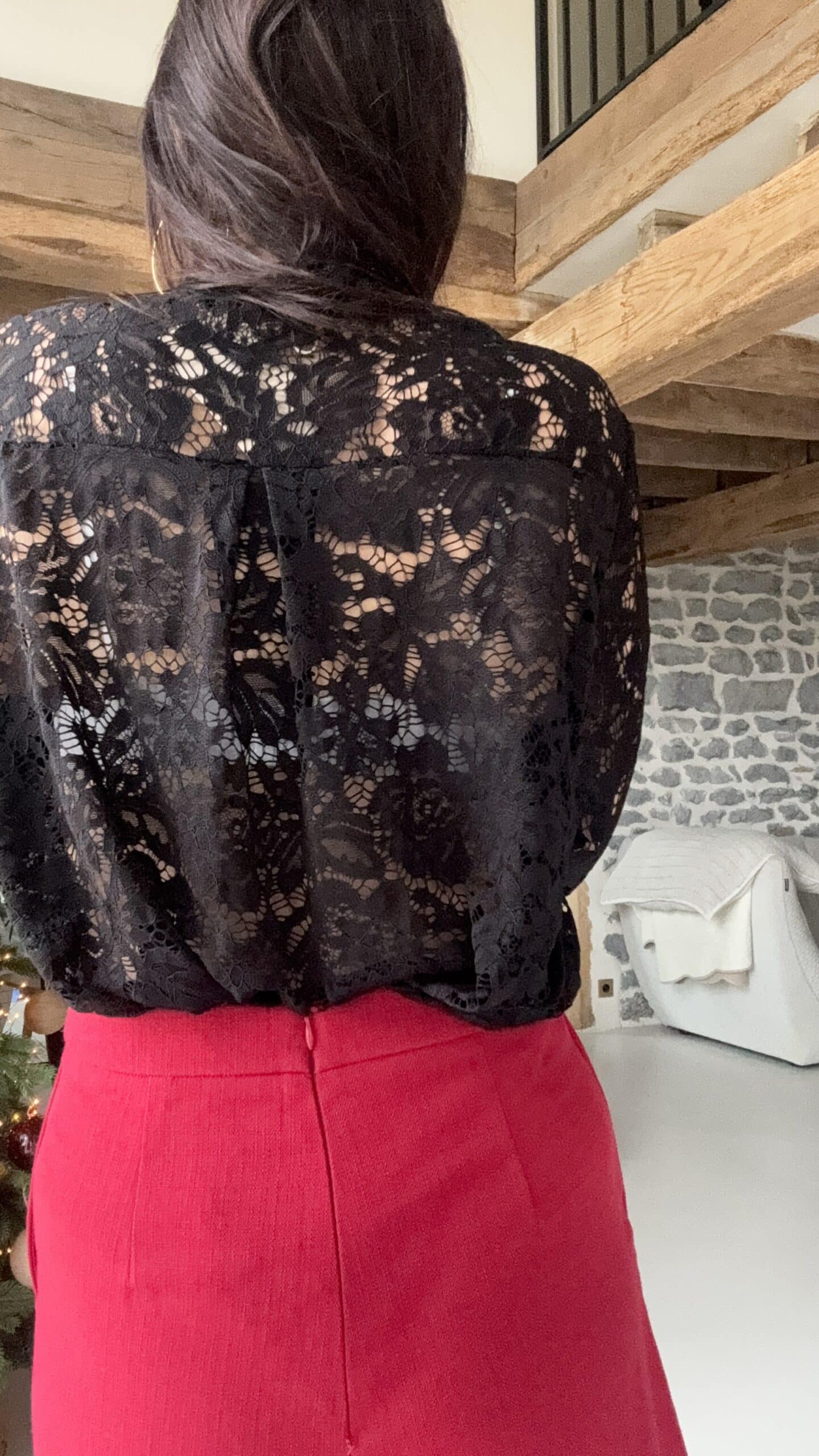 Jupe short Marva Rouge – Image 3