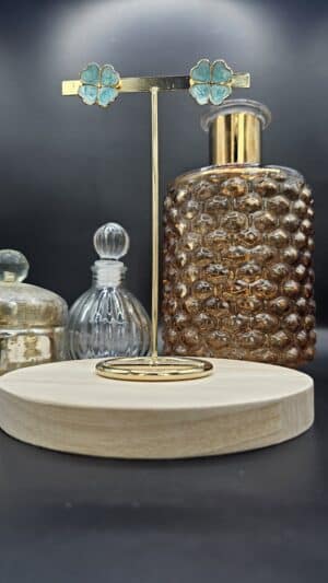 Boucles d&rsquo;oreilles Trèfle Vert