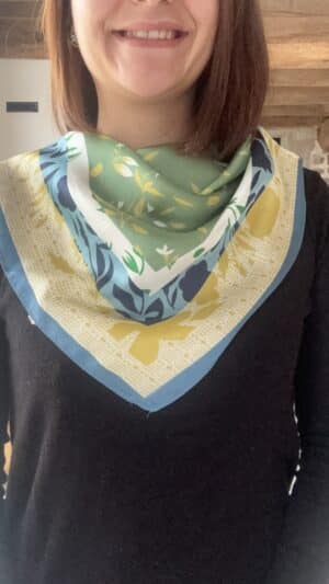 Carré de soie Jeanna