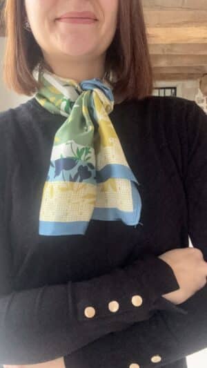 Carré de soie Jeanna